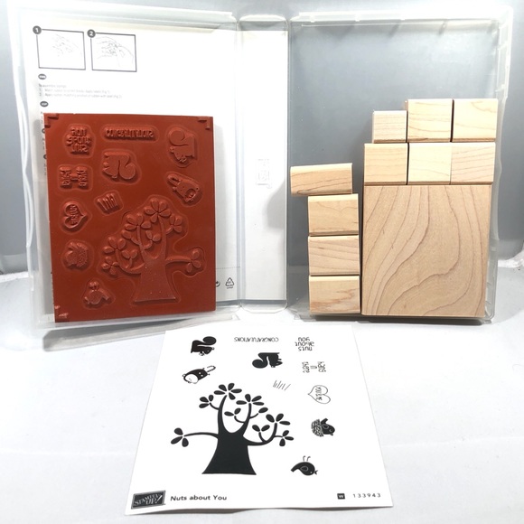 Stampin’ Up! NUTS ABOUT YOU Stamp Set with 11 stamps. Item 133943 - Picture 5 of 5